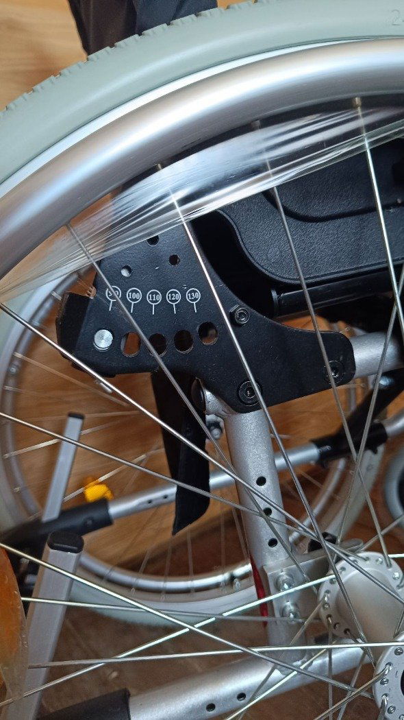 ÚJ B+B Pyro Strart Plus tolókocsi kerekesszék 38cm - 10.