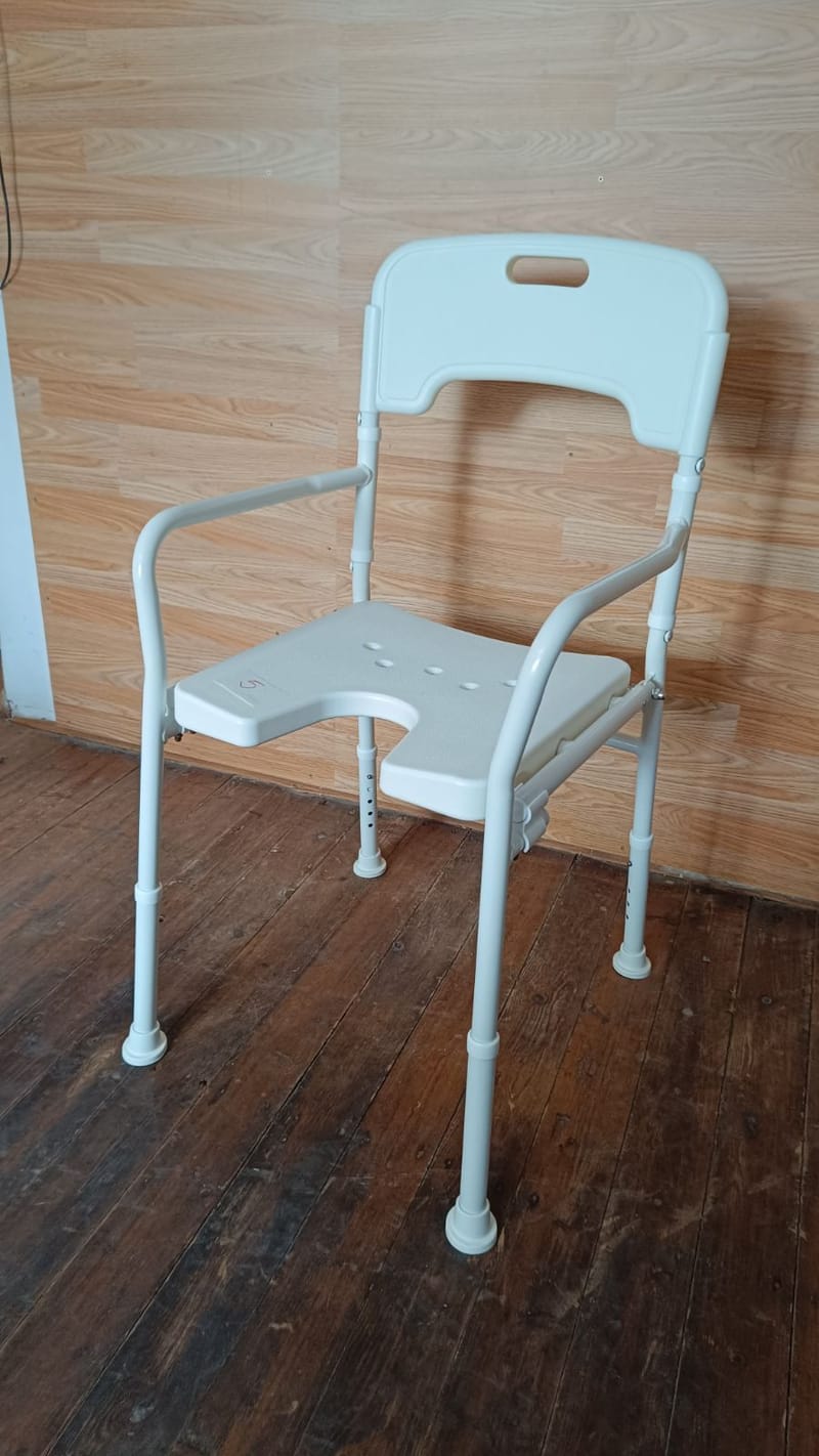 Új Drive Fürdetőszék háttámlával karfákkal - állítható ülésmagasság! 5.