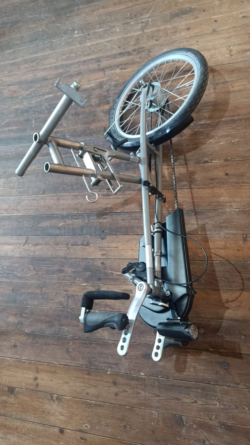 Speedy handbike kézibicikli kerekesszék segédhajtás (hiányos konzollal)