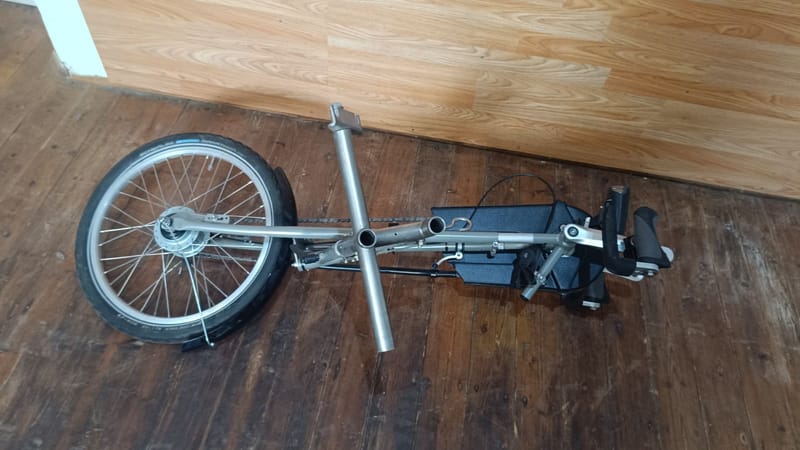 Speedy handbike kézibicikli kerekesszék segédhajtás (hiányos konzollal)