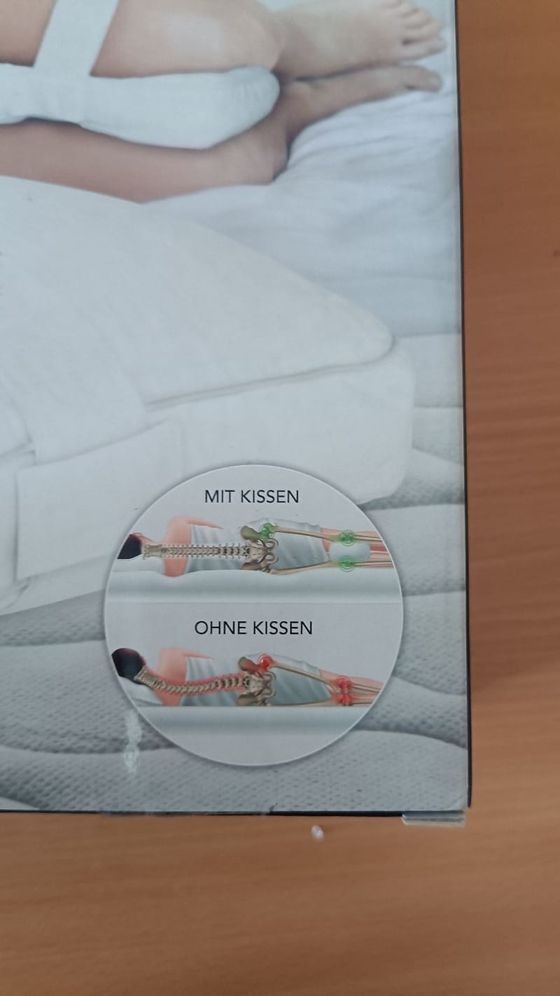 ÚJ MaxxMe Memóriahabos térd- és lábtámasztó párna