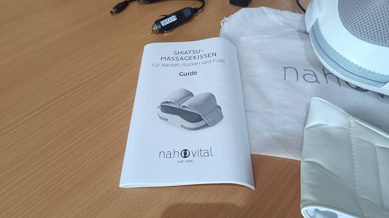 Új Nah-Vital Shiatsu masszázspárna - 3 sebességes