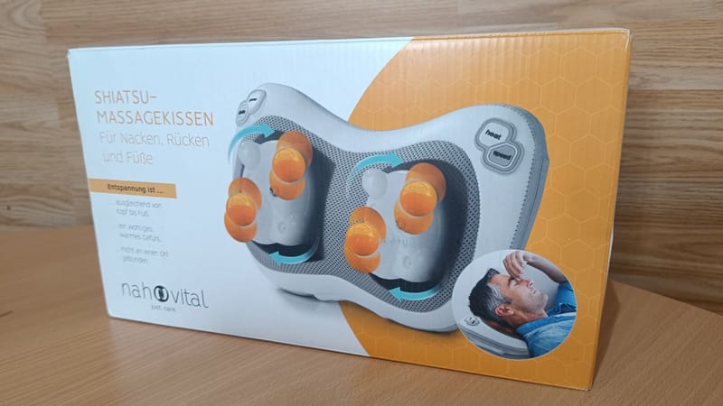 Új Nah-Vital Shiatsu masszázspárna - 3 sebességes