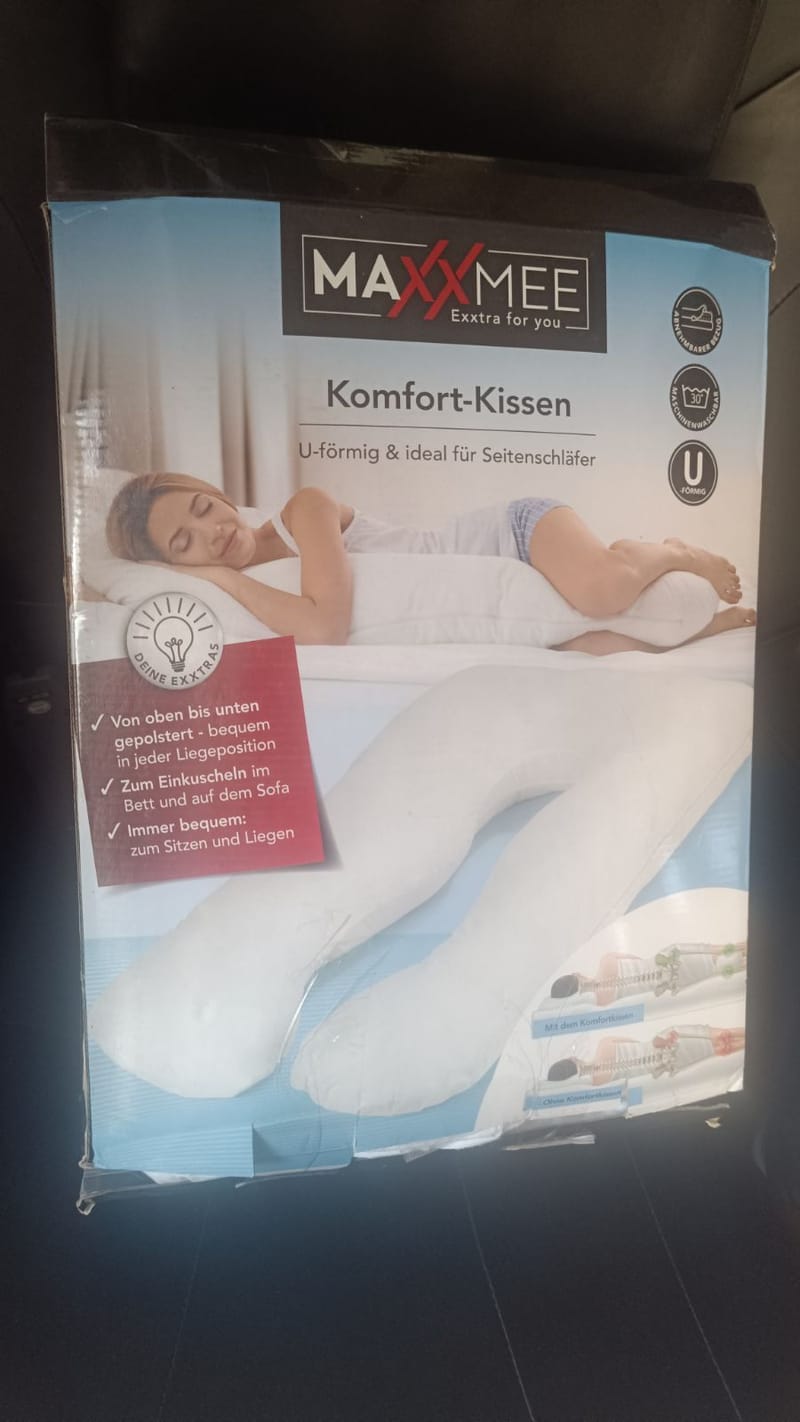 ÚJ MaxxMee Comfort U alakú pozícionáló párna - 150x100cm