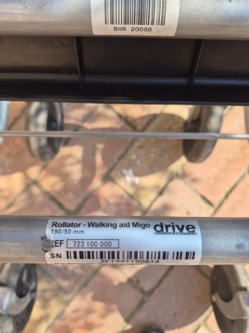 Drive Rollátor gurulós járókeret - összecsukható - 1.