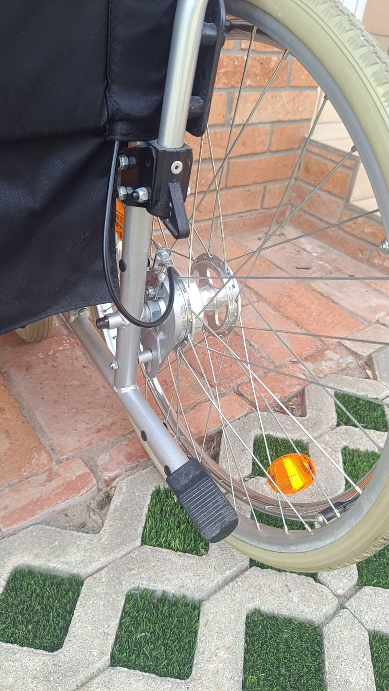 Dietz kerekesszék tolókocsi - Lábtartó nélkül! - 48cm - 5.