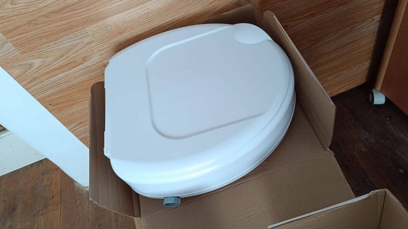 Új Drive Ticco 225 WC ülőke magasító - 10cm - 7.