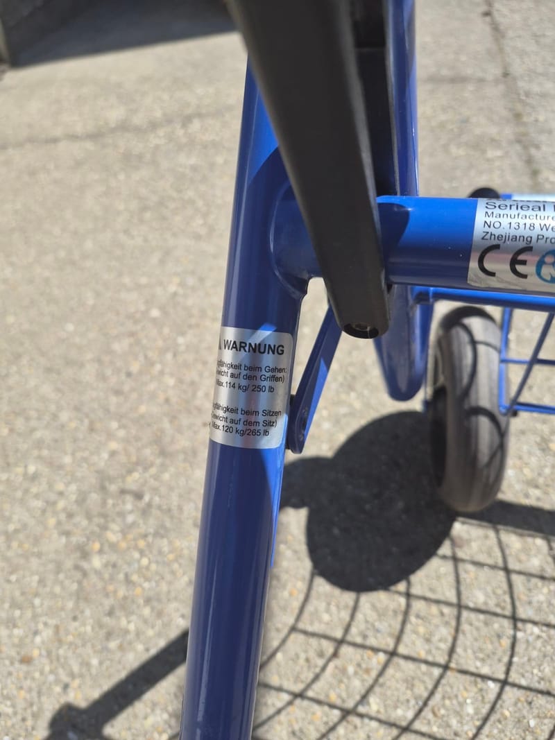 Gurulós járókeret - összecsukható - 6.