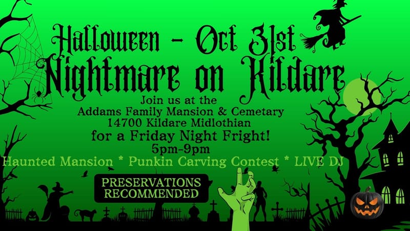 Nightmare on Kildare - Halloween Party & Haunted House