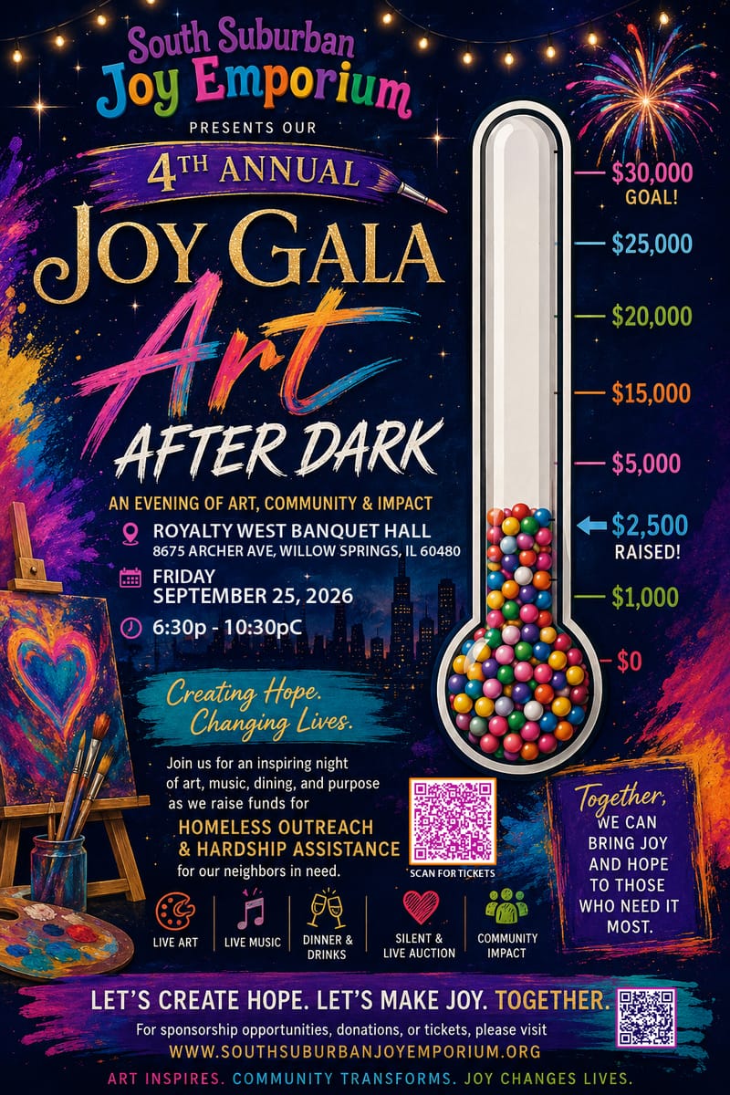 4th Annual Joy Gala  Art After Dark!!