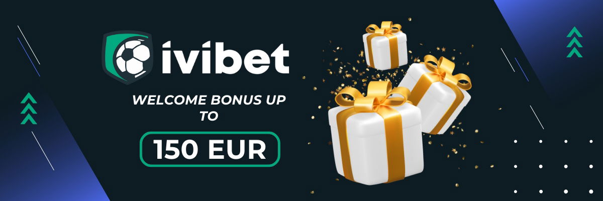 Welcome bonus up to 150 EUR on iVibet
