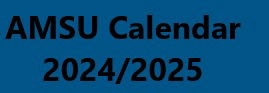 AMSU - التقويم الجامعي (نسخة محدثة) 2024/2025 :