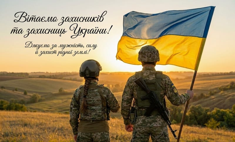 До Дня захисників і захисниць України!
