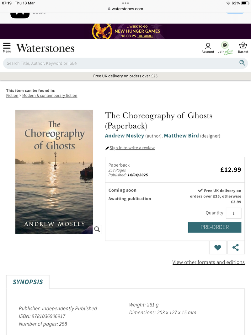 Update - The Choreography of Ghosts