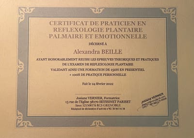 RÉFLEXOLOGIE PLANTAIRE, PALMAIRE ET ÉMOTIONNELLE