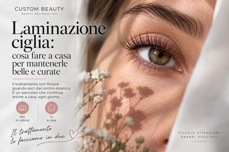 Laminazione ciglia: cosa fare a casa per mantenerle belle e curate