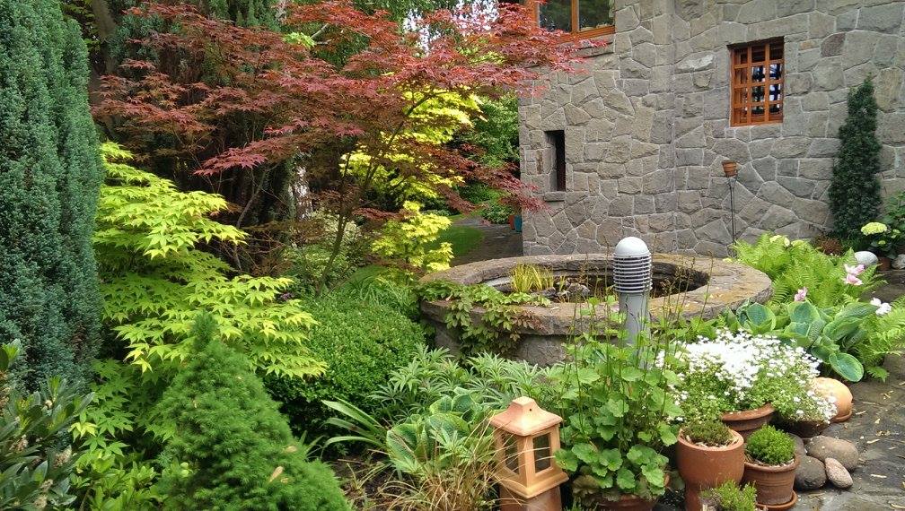 Csobogó (bejárati kert)