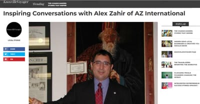 Inspiring Conversation with Alex Zahir