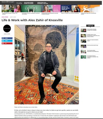 Life & Work with Alex Zahir-Knoxville Voyager
