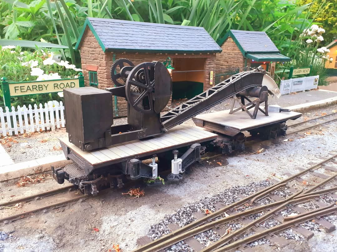 Lynton and Barnstaple crane weathered by Anthony Wright
