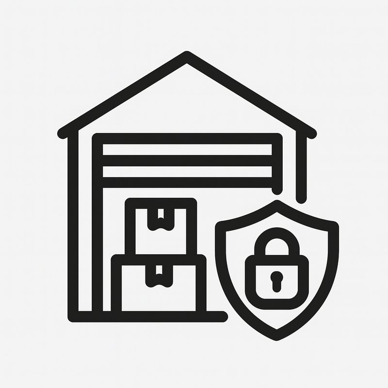 مستودعات تخزين مؤمنة