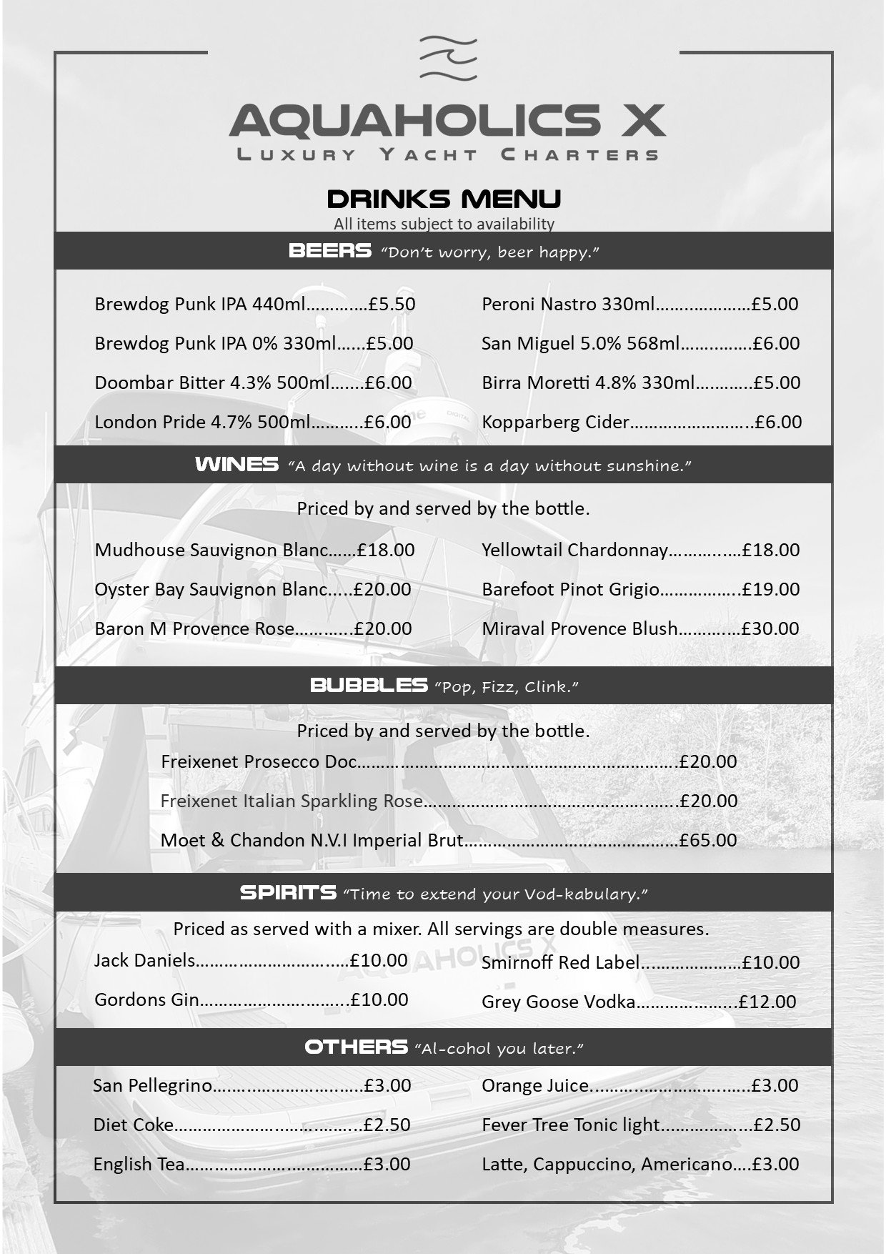 Bar Drinks