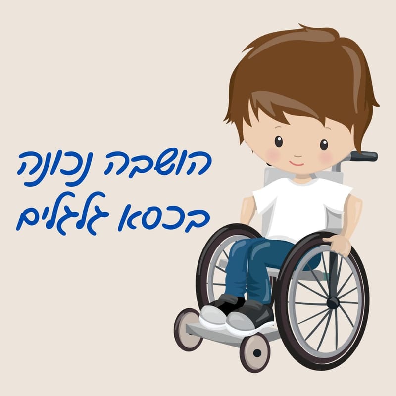 הושבה נכונה בכסא גלגלים