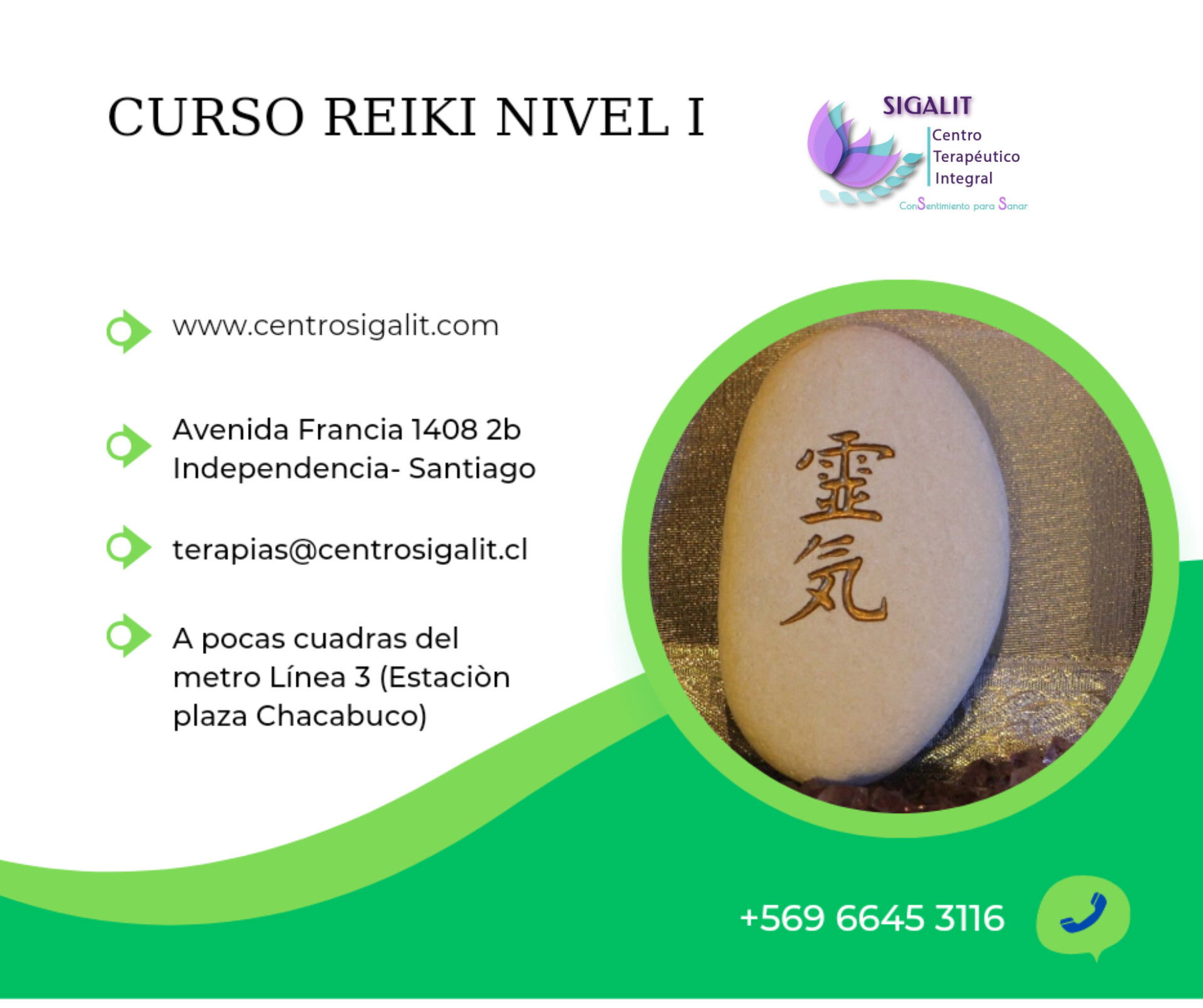 CURSO DE REIKI NIVEL I - PRESENCIAL