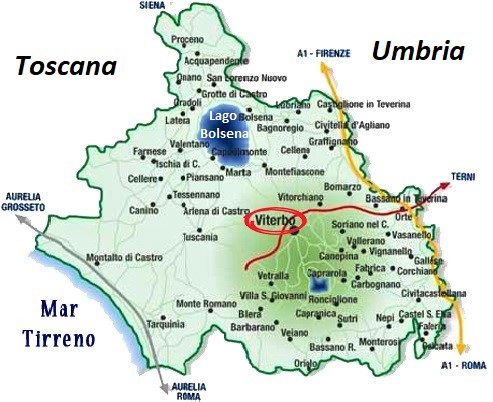 Tour della TUSCIA - dal 22 al 25 Aprile 2025