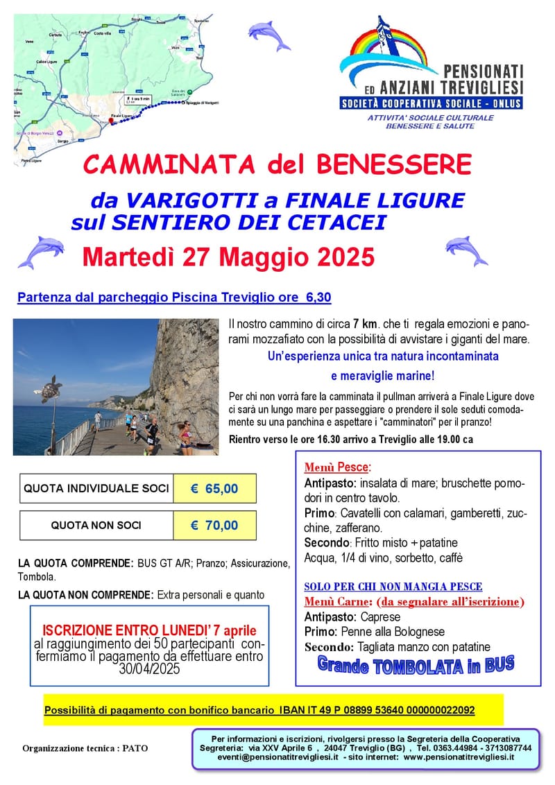 CAMMINATA del BENESSERE - da VARIGOTTI a FINALE LIGURE