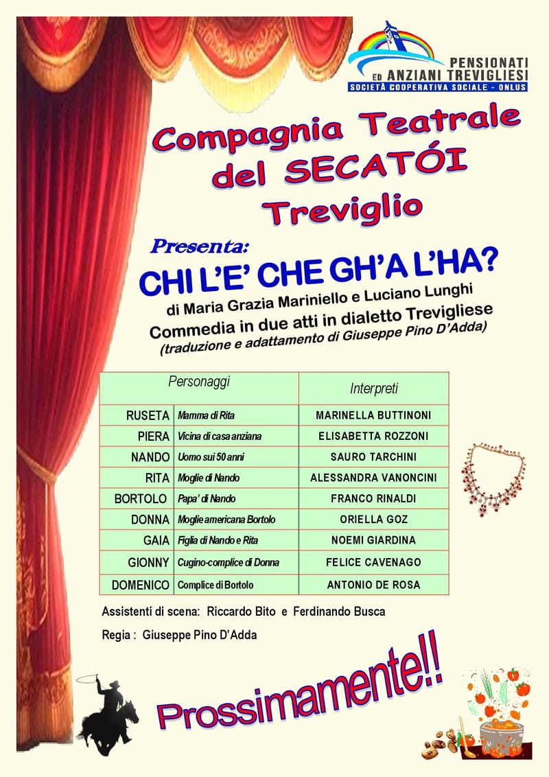 COMPAGNIA TEATRALE del SECATOI di Treviglio - PROSSIMAMENTE !!