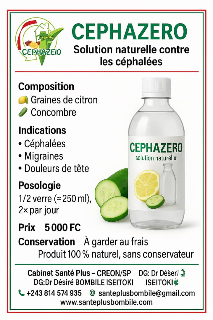 🟢 FICHE PRODUIT – CEPHAZERO