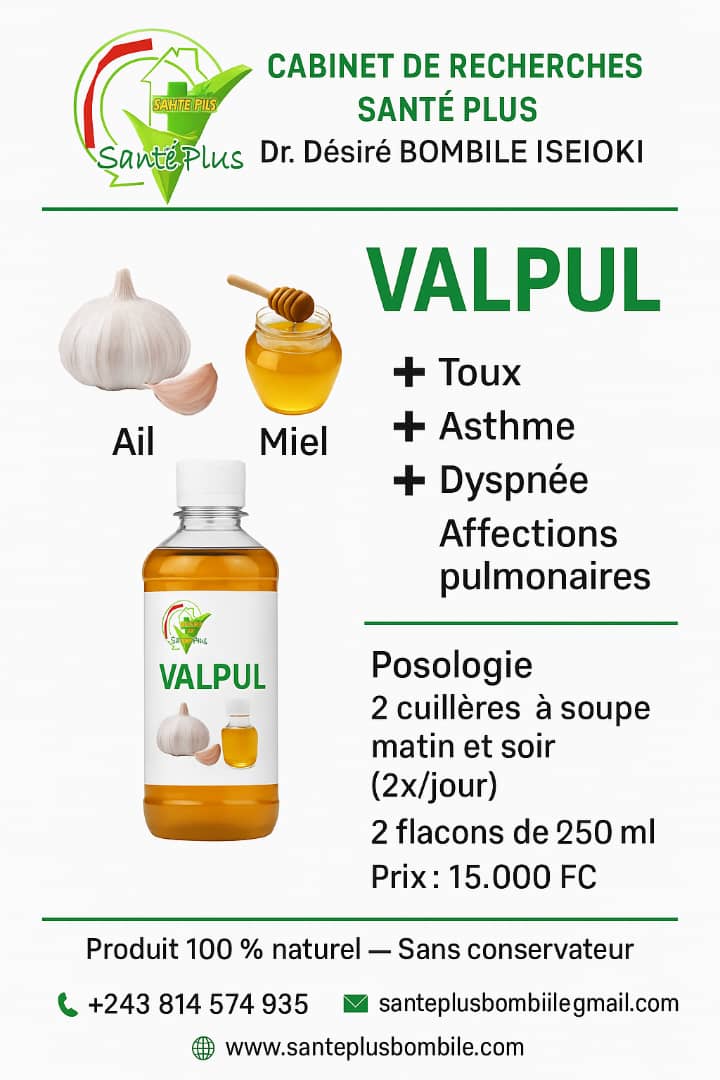 PRODUIT SANTE PLUS VALPUL