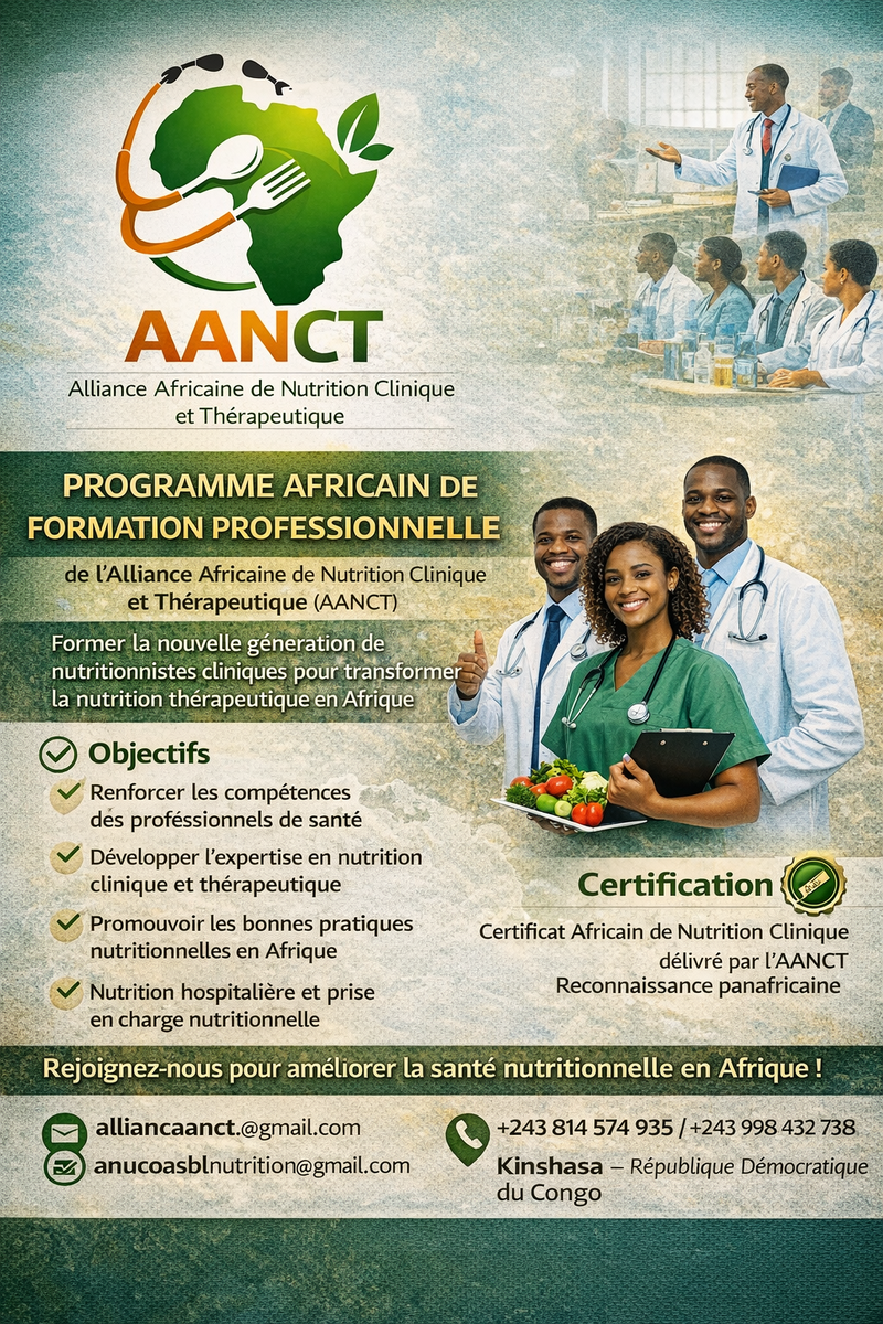 PROGRAMME AFRICAIN DE FORMATION DES NUTRITIONNISTES CLINICIENS