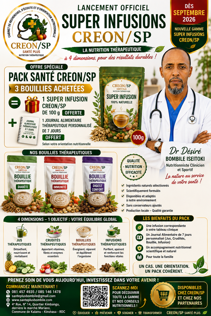 CREON/SP LANCE SES INFUSIONS THÉRAPEUTIQUES : QUAND LA TASSE DEVIENT UN OUTIL D’ACCOMPAGNEMENT NUTRITIONNEL