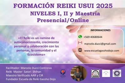 Cursos de formación Reiki Usui (Santiago y Chillán)