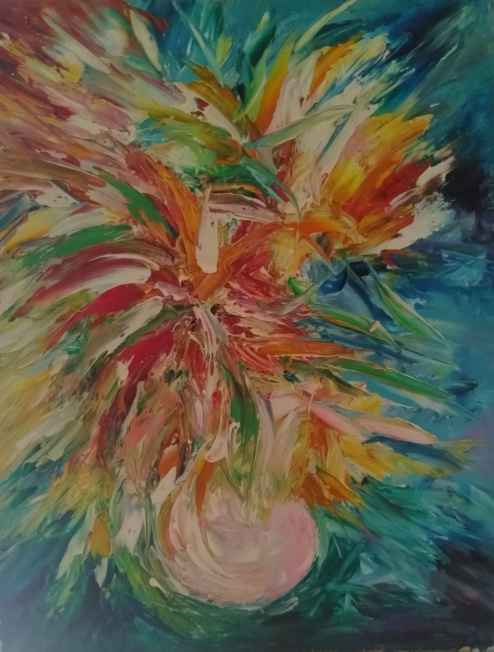 005. Vase of flowers.
