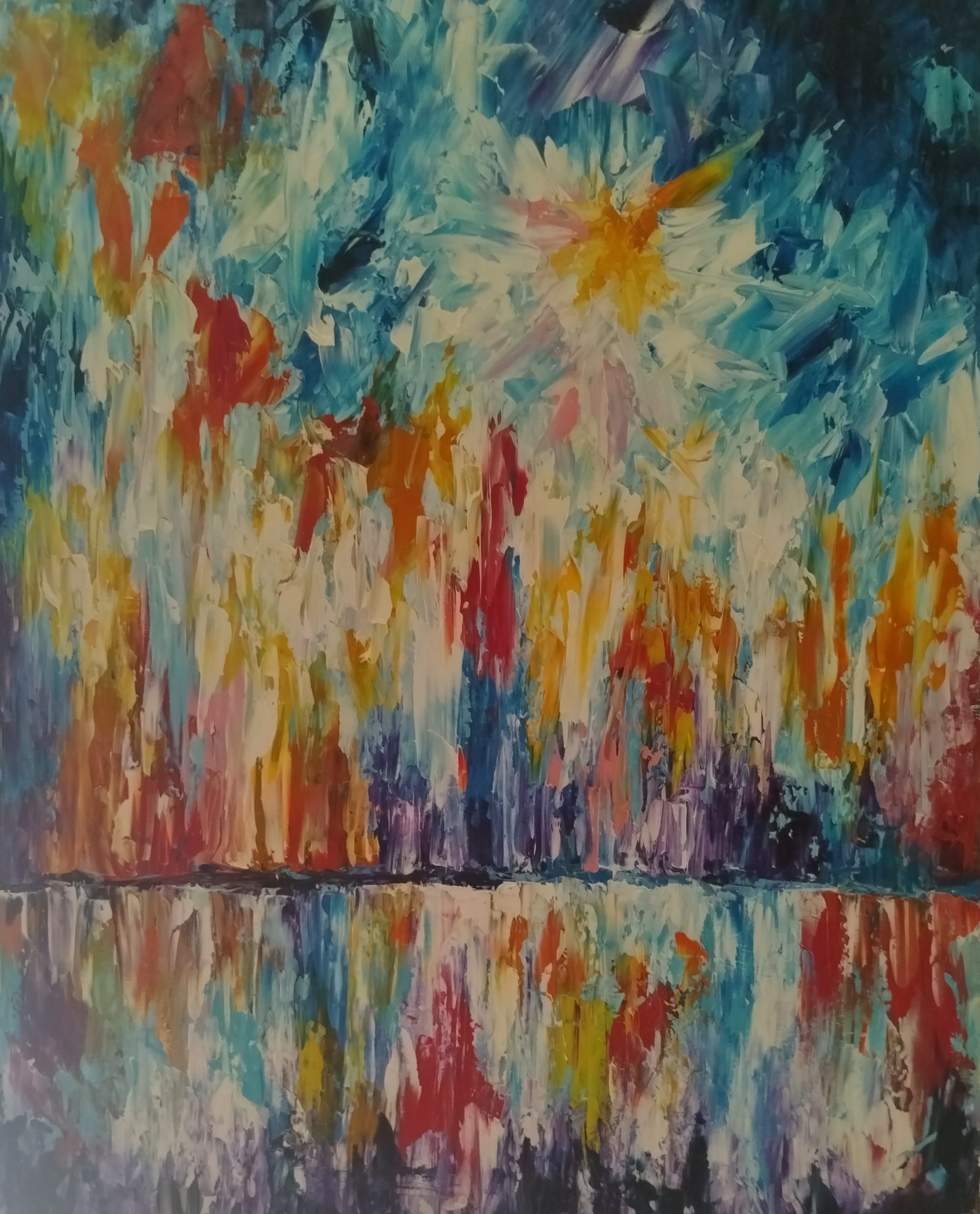 008. A rain of colour.