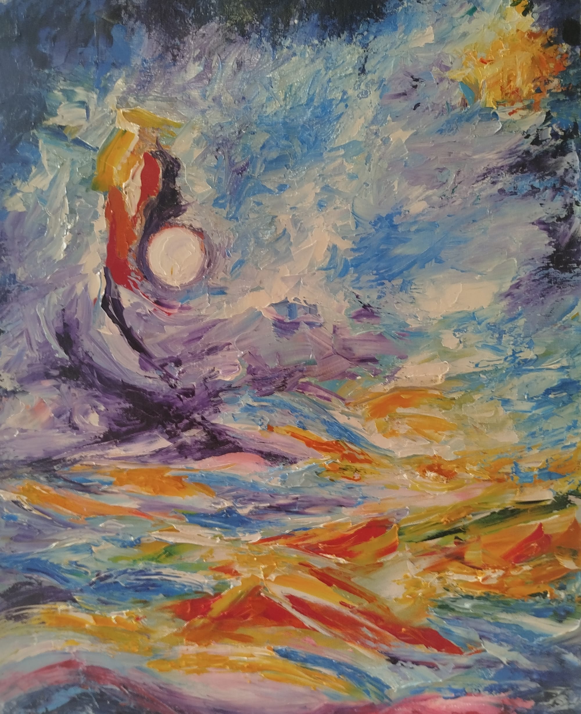 081. Sun at night.