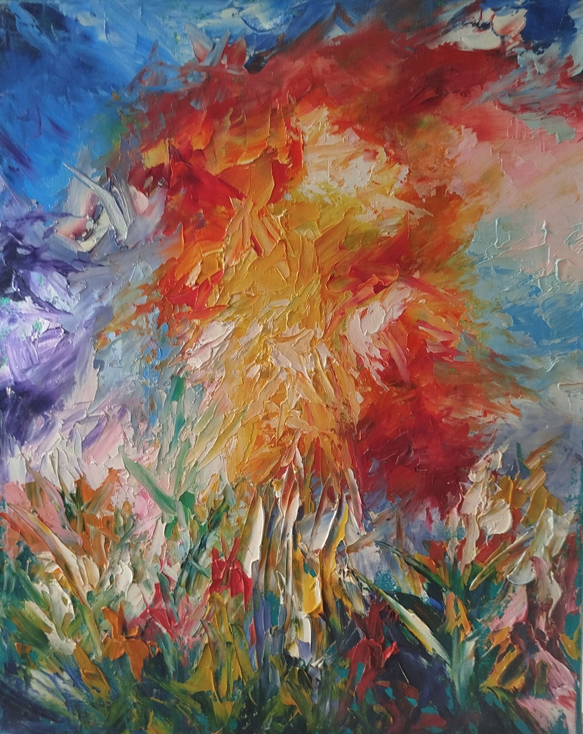 100. Sun-scorched meadow.