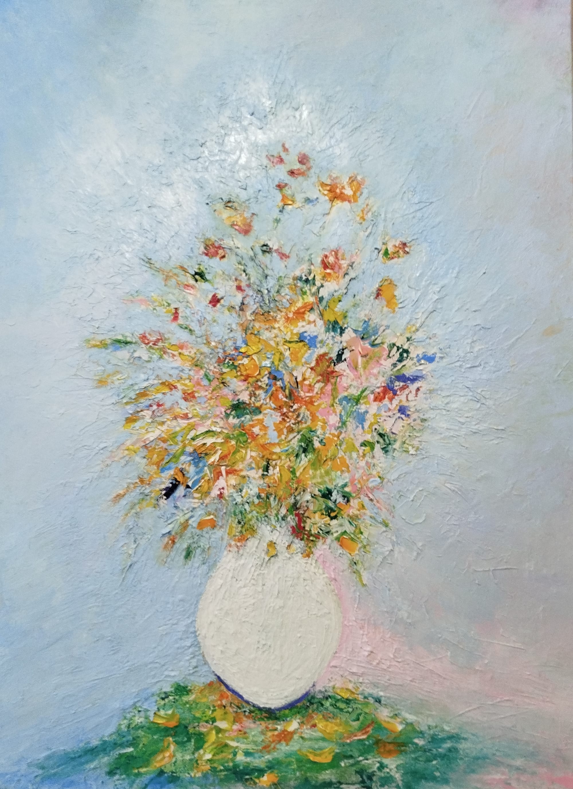 138. Flowers in a vase.