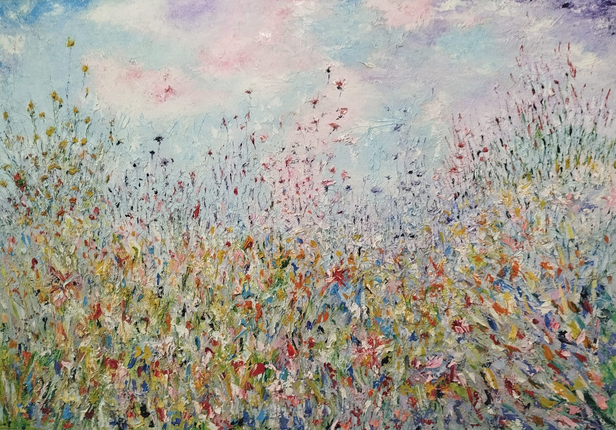 144. Flowers in the field.
