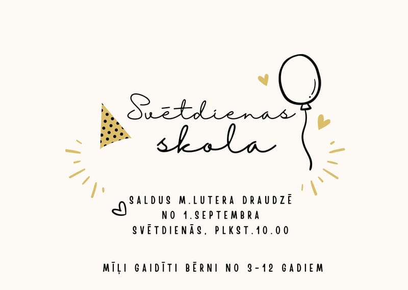 Atsāksies svētdienas skola