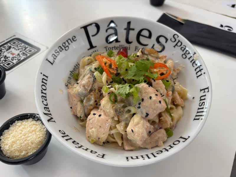 TAGLIATELLES FRUITS DE MER