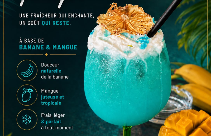 AZUL Tropical ( cocktail de la semaine )