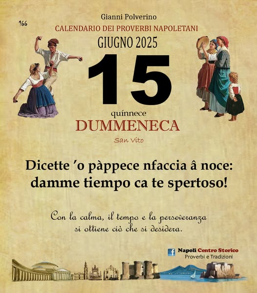 PROVERBIO DEL GIORNO
