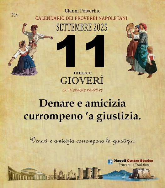 PROVERBIO DEL GIORNO