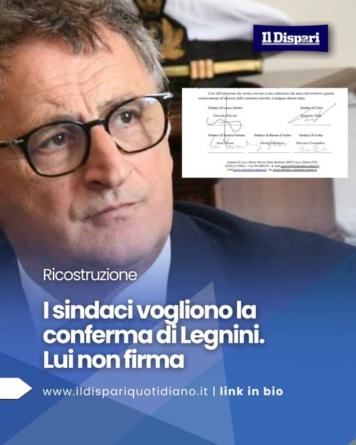 Ricostruzione, i sindaci scrivono al Governo: “Confermare Legnini”. Giosi non firma