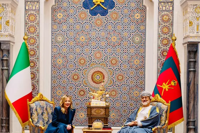 Meloni in Oman, risolvere i conflitti con il diritto internazionale
