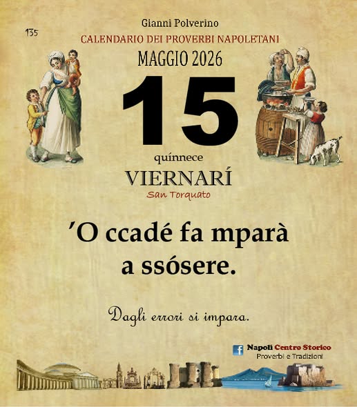 PROVERBIO DEL GIORNO